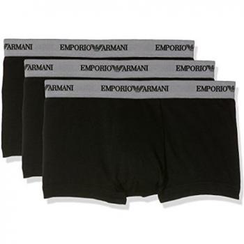 Emporio Armani Underwear CC717 Calzoncillos, Hombre, Negro
