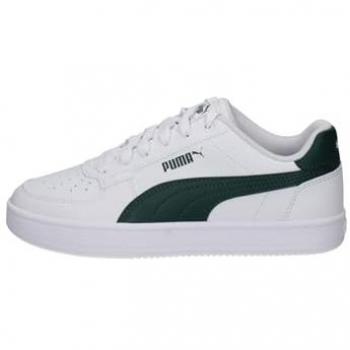 Zapatillas Puma Caven 2.0 JR Blancas Verde Casual Moda Niño (39)