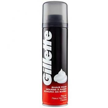 6 x GILLETTE shaving foam regular