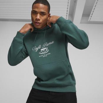 Puma - Sudadera de hombre Classics Café verde turquesa L