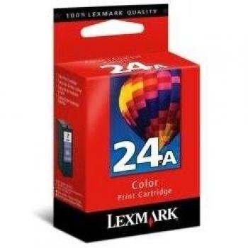 Lexmark No.24A Color Print Cartridge - Cartucho de tinta Original de Rendimiento Estándar en Cian, Magenta y Amarillo