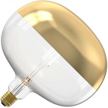 Bombilla LED regulable E27 cabeza espejo oro 6W 360 lm 1800K