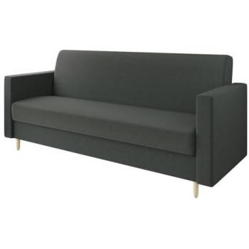 Sofá-cama Memphis 136 con caja de ropa de cama, dimensiones 217 x 98 x 88 cm, función de sofá y cama