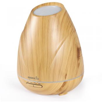 Easehold Humidificador Ultrasónico 400ML Aromaterapia Difusor de Aceites Esenciales, 3 Modos de Temporizador , 2 Modo de Función Continuo/Intermitente LED Luz de 7 Color Ajustable