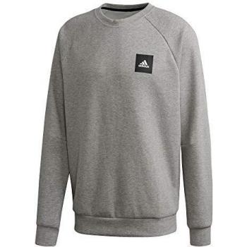adidas Mhe Crew Sta Sudadera de Manga Larga, Hombre, Gris