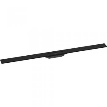 Desagüe de ducha cortable 120 cm Hansgrohe RainDrain Flex para montaje en pared, negro mate