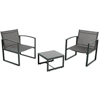 VDC Sillon Acero TEXTILENE 2U +MESITA Duo