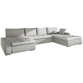 Sofá Rinconero Comfivo 106 con Función de Descanso y Caja de Ropa de Cama, 394x213x80cm