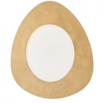 Plafón LED Integrado Moderna Clara 4000K Hierro Oro