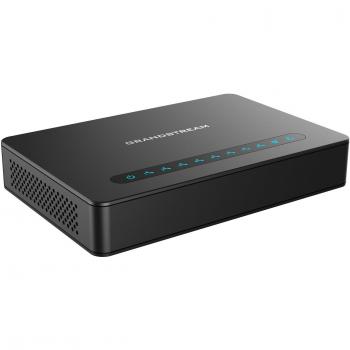 Grandstream HT818 8-Port FXS Analog Telephone Adapter with Dual Gigabit Ethernet Ports, VoIP Gateway, 2 SIP Profiles, T.38 Fax Support