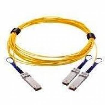 Mellanox - Cable de conexión Directa 200GBase QSFP28 para QSFP28, 20 m, Fibra óptica SFF-8665 sin halógenos, Activo