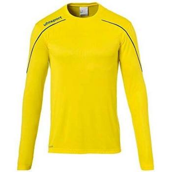uhlsport Stream 22 Trikot Langarm Sudadera De Entrenamiento, Hombre, Lima Amarillo/Azur, M
