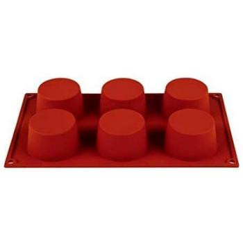 Molde de Silicona para 6 Magdalenas Formaflex - Pavoni