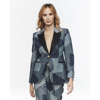 Blazer de mujer entallada de algodón The Extreme Collection