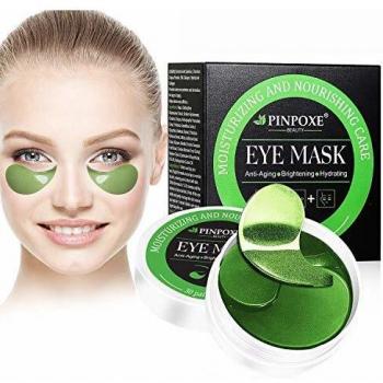 Máscara para los ojos, Parches para los ojos, Ojos Parches, Contorno de Ojos Antiarrugas, Anti edad para ojeras,bolsas,patas de gallo e hinchazón, 30 pares