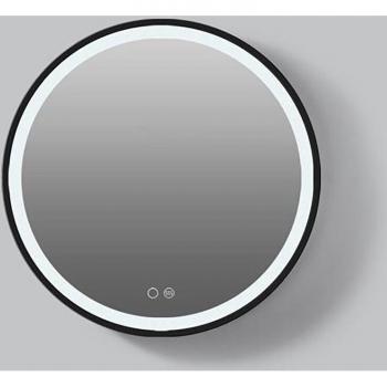 Espejo de baño redondo Paris Ledimex con luz frontal triled 70 ø