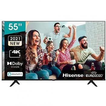 Televisor Hisense UHD 55A6G de 55 Pulgadas con Ultra HD 4K, Smart TV y WiFi Integrado
