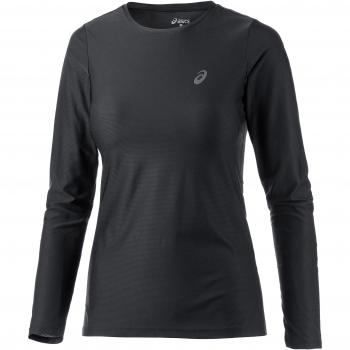 ASICS LS Camiseta de Manga Larga, Mujer, Negro