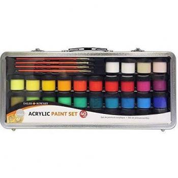 Daler Rowney Simplemente Acrílico Pintura en estuche de metal