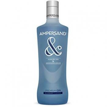 Ginebra premium Ampersand Gin sabor arándanos 37.5º 70 cl