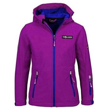 Trollkids Chaqueta softshell de niña Oslofjord, color fucsia talla 2 años