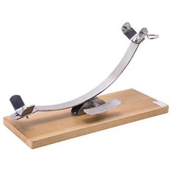 Jamonero Balancín Pletina 40x6 Acero Inoxidable Plateado