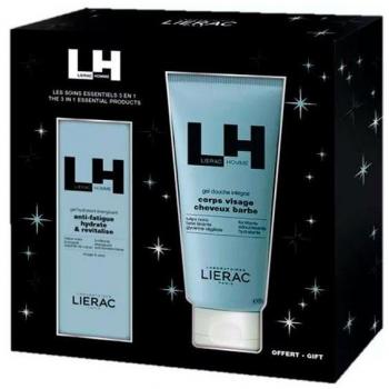 Lierac Homme Set Cofre Navidad - Gel Hidratante Energizante Antifatiga 50ml + Gel de Ducha 200ml
