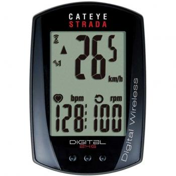 Ciclocomputador CateEye Strada Digi-W CC-RD410DW negro 2014 Ciclocomputadores inalámbricos