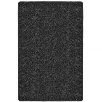 vidaXL Alfombra de Nudo 120x180cm Gris Antracita Decoración para Hogar Casa