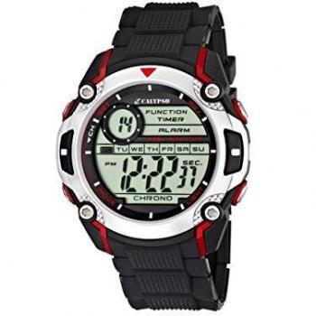 Calypso K5577 - Reloj de pulsera para hombres , digital, cuarzo , correa de caucho, color negro