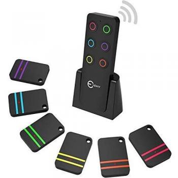 Key Finder, Esky Wireless Key Finders with Receivers RF Item Locator, Item Tracker Support Remote Control, Pet Tracker, Wallet Tracker, Good Idea for Find Your Lost Items