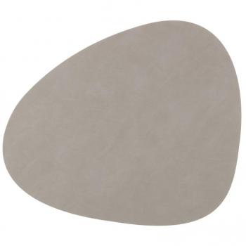 Lind DNA Nupo – Juego de salvamanteles, Piel, Gris Claro, 37 x 0,2 x 44 cm, 2 Piezas