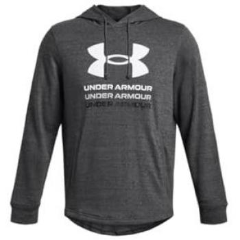 Under Armour Rival Terry Graphic Hoodie - Gray XL for Men
