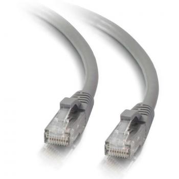 Cable de conexión de red de 5 m Cat5e sin blindaje y con funda (UTP), color gris