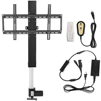 Elevador de TV Motorizado Vevor para Televisores de 28 a 32 Pulgadas, Longitud de 20 Pulgadas, Capacidad de Carga de 60 kg, Control Remoto Inalámbr