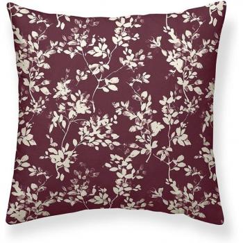 Funda de cojín BELUM 45x45 cm con estampado floral y cremallera