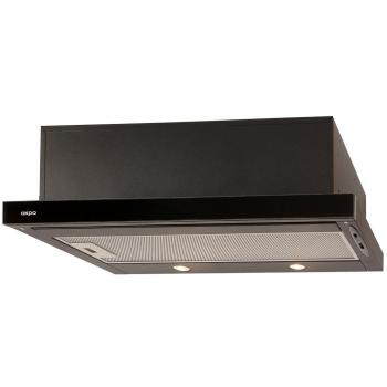 Campana extractora Akpo WK-7 Light Eco Glass 220 m3/h empotrable negra