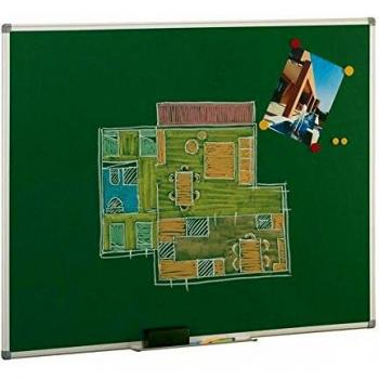 Pizarra verde magnética Faibo 122x200cm Acero vitrificado
