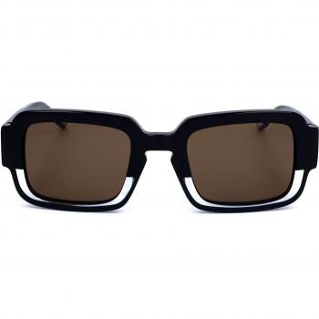 Kartell KL030S 03 Anteojos de Sol para Hombre Negros con lentes de sol, diseño moderno y elegante