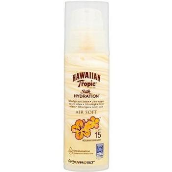 Hawaiian Tropic Silk Hidratación Air Soft Ultra-Light Texture SPF 15 Cuidado Solar, 150 ml- 1 unidad