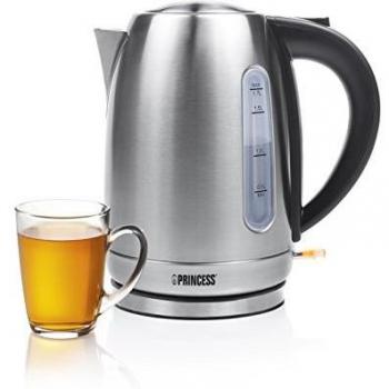 Hervidor de Agua Princess 236018 en Acero Inoxidable, Capacidad 1.7L