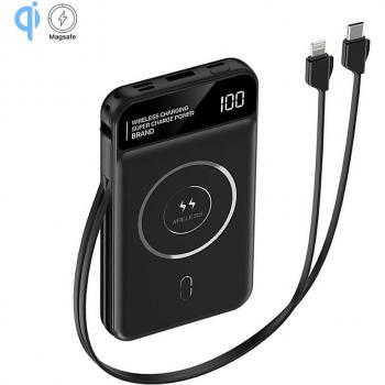 Powerbank 10.000mAh con carga inalámbrica de 5W
