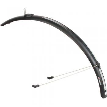 ZEFAL Paragon C50 Guardabarros Híbrida con Varillas, Unisex, Negro, Talla Única