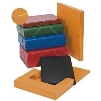 Carpeta Proyectos Lomo 9 cm Cartón Color Negro con Archivo