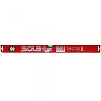 Sola Big X - Nivel de Aluminio Extra Resistente de 30 cm con 2 Burbujas de Precisión Focus
