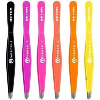 Beter Magnetic Slanted Tip Tweezers - Pink