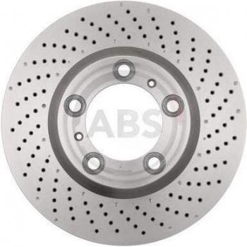 Disco de Freno A.B.S. 18411 para Porsche, Delantero Derecho, 330mm, Perforado y Ventilado