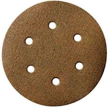 METABO 624029000 - Hojas de lijar Professional para pinturas y masillas 6 perforaciones enganche velcro 150 mm grano P 60