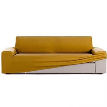 Funda para Sofá Eysa BRONX Elástica Mostaza 70 x 110 x 210 cm