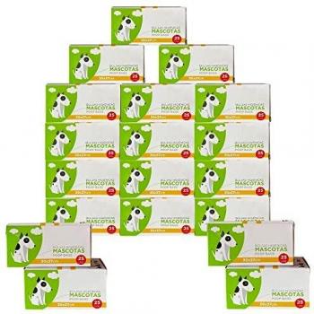 WellHome Mascotas 500 bolsas de basura para perro/gato, Polietileno, 30x37 cm